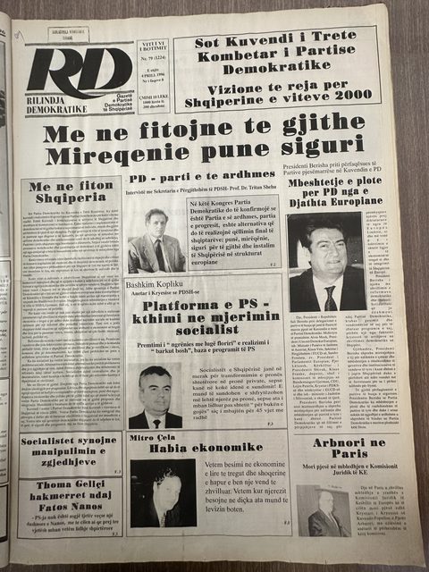 Rilindja Demokratike 1996-04-04